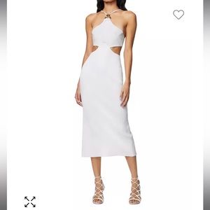 Hervé Léger Stunning White Cocktail Dress